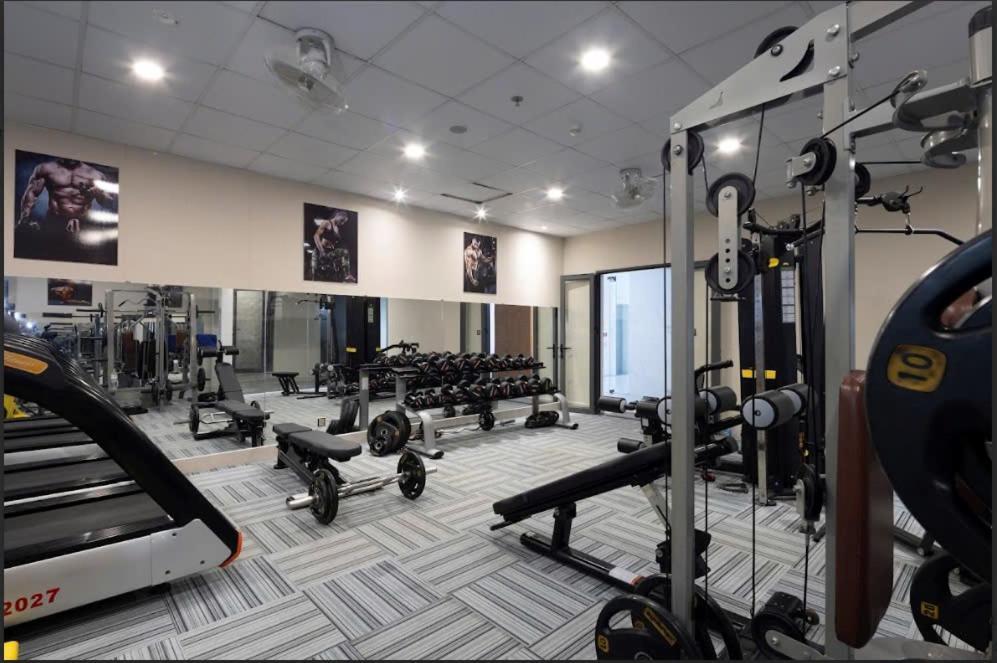 버고 호텔 나트랑 외부 사진 The gym at the hotel