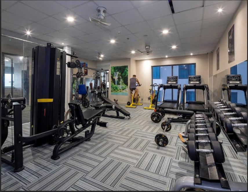 버고 호텔 나트랑 외부 사진 The gym at the hotel